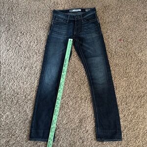 BKE Women's Boot Cut Jeans - Dark Blue